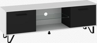 TV galdiņš Boss, balts/melns cena un informācija | TV galdiņi | 220.lv
