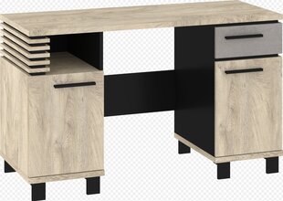 Письменный стол Lamir, коричневый/черный цвет цена и информация | Компьютерные, письменные столы | 220.lv