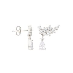 Серебряные серьги с кубическим цирконием Silver Selection для женщин W55907988 1000000034952 цена и информация | Серьги | 220.lv