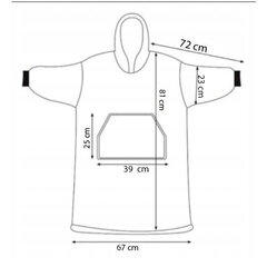 Джемпер-одеяло увеличенного размера Springos цена и информация | Оригинальные свитеры | 220.lv