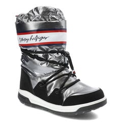 Ziemas zābaki sievietēm Tommy Hilfiger 11176, melni цена и информация | Женские сапоги | 220.lv