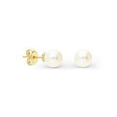 Zelta auskari un pērlēm Gold Pearls sievietēm W62207871 цена и информация | Серьги | 220.lv