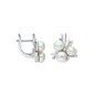 Sudraba auskari un pērlēm Silver Pearls sievietēm W57544635 cena un informācija | Auskari | 220.lv