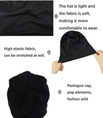 Унисекс шапка Billion Xin, черная цена и информация | Мужские шарфы, шапки, перчатки | 220.lv