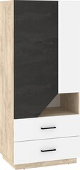 Шкаф Meblocross Pax-22, коричневый/белый/черный цвет цена и информация | Шкафы | 220.lv