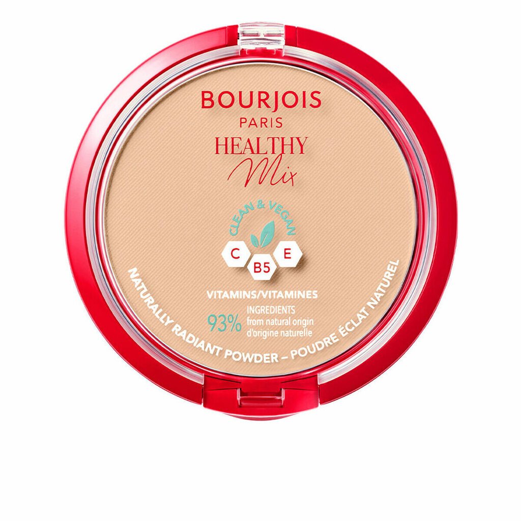 Kompaktais pūderis Bourjois Healthy Mix, Nº 04-golden-beige, 10 g цена и информация | Grima bāzes, tonālie krēmi, pūderi | 220.lv