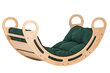 Spilvens Montessori šūpuļkrēslam, zaļa 85 cm цена и информация | Krēslu paliktņi | 220.lv
