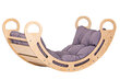 Spilvens Montessori šūpuļkrēslam, pelēks 85 cm цена и информация | Krēslu paliktņi | 220.lv