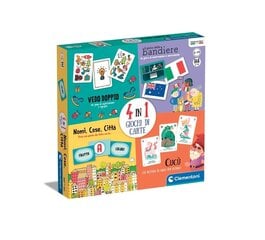 Карточная игра Clementoni Giochi Di Carte 4в1 цена и информация | Настольные игры, головоломки | 220.lv