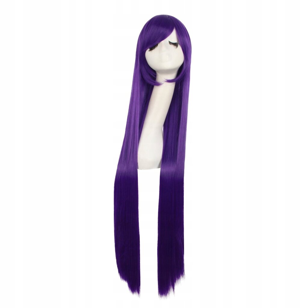 Parūka, gari violeti mati, 100cm, W22 cena un informācija | Matu aksesuāri | 220.lv