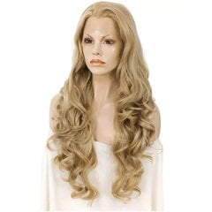 Parūka, gariem blondiem matiem, 70cm, W11 цена и информация | Набор аксессуаров для волос | 220.lv