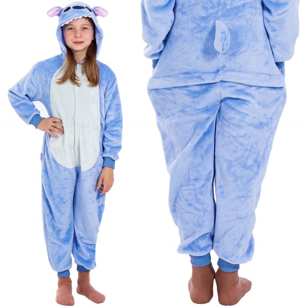 Kigurumi pidžama meitenēm Springos HA5064 110 - 120 cm cena un informācija | Halāti, naktskrekli, pidžamas meitenēm | 220.lv