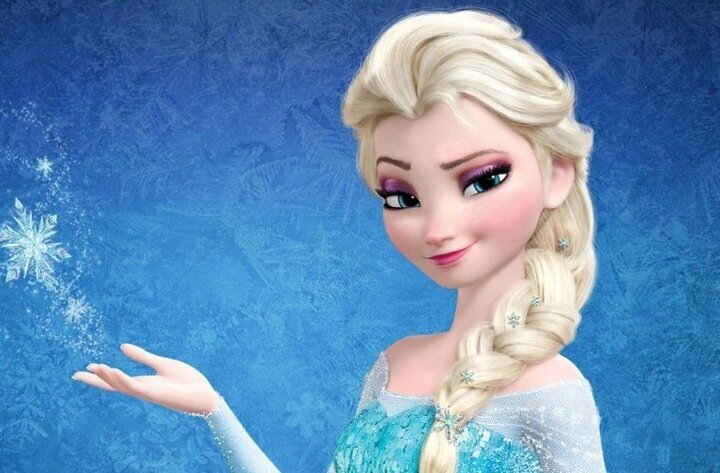 Elsa Frozen parūka, Iceberg, gari mati, pīnes, W32 cena un informācija | Matu aksesuāri | 220.lv