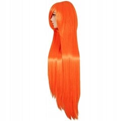 Parūka, gari oranži mati, 100cm, W25 cena un informācija | Matu aksesuāri | 220.lv