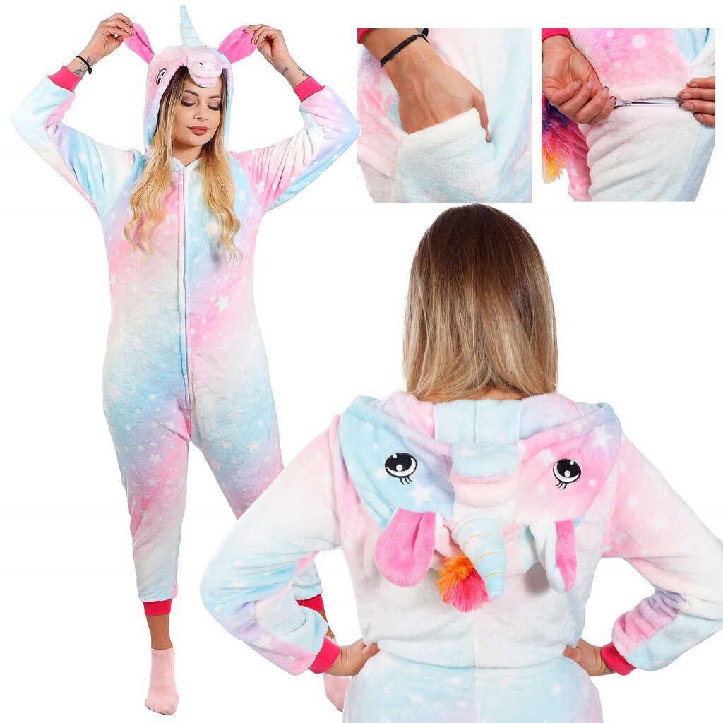 Kigurumi pidžama sievietēm Springos HA5079, izmērs: S цена и информация | Naktskrekli, pidžamas | 220.lv