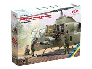Līmējošais modelis ICM 53102 Helicopters Ground Personnel (Vietnam War) 1/35 cena un informācija | Līmējamie modeļi | 220.lv