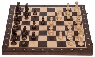Galda spēle koka šahs, 47 x 47 cm цена и информация | Настольные игры, головоломки | 220.lv