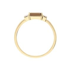 Zelta gredzens ar briljantu Joy sievietēm W61096780 cena un informācija | Gredzeni | 220.lv