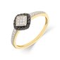 Zelta gredzens ar briljantu Gold Diamonds sievietēm cena un informācija | Gredzeni | 220.lv