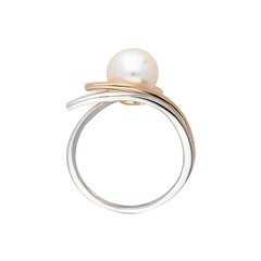 Золотое кольцо с подвеской и жемчугом Gold Pearls для женщин W55205404 1000000010730 цена и информация | Кольца | 220.lv
