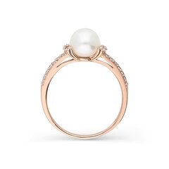 Золотое кольцо с подвеской и жемчугом Gold Pearls для женщин W60726793 1000000010877 цена и информация | Кольца | 220.lv