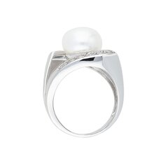 Серебряное кольцо с подвеской и жемчугом Silver Pearls для женщин W57802784 1000000035828 цена и информация | Кольца | 220.lv