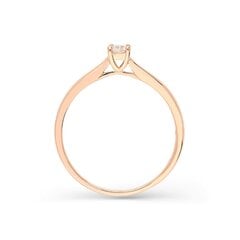 Золотое кольцо с бриллиантом Due для женщин W62104220 1000000018580 цена и информация | Кольца | 220.lv