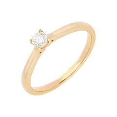 Золотое кольцо с бриллиантом Due для женщин W58796243 1000000018596 цена и информация | Кольца | 220.lv