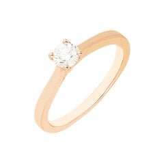 Золотое кольцо с бриллиантом Due для женщин W60522260 1000000061409 цена и информация | Кольца | 220.lv