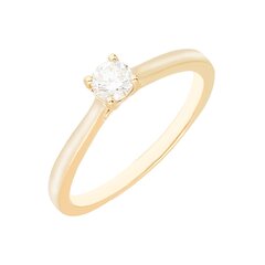 Золотое кольцо с бриллиантом Due для женщин W58796275 1000000018623 цена и информация | Кольца | 220.lv