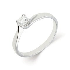 Золотое кольцо с бриллиантом Due для женщин W62159692 1000000018715 цена и информация | Кольца | 220.lv
