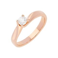 Золотое кольцо с бриллиантом Due для женщин W59354687 1000000018718 цена и информация | Кольца | 220.lv