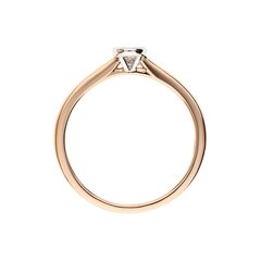 Золотое кольцо с бриллиантом Due для женщин W58795575 1000000018828 цена и информация | Кольца | 220.lv