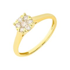 Золотое кольцо с бриллиантом Due для женщин W58479545 1000000020163 цена и информация | Кольца | 220.lv