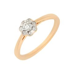 Золотое кольцо с бриллиантом Gold Diamonds для женщин W62599217 1000000023375 цена и информация | Кольца | 220.lv