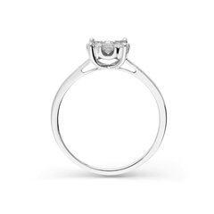 Золотое кольцо с бриллиантом Due для женщин W62800599 1000000023551 цена и информация | Кольца | 220.lv