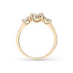 Золотое кольцо с бриллиантом Due для женщин W62605629 1000000023576 цена и информация | Кольца | 220.lv
