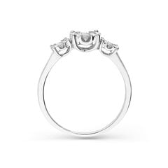 Золотое кольцо с бриллиантом Due для женщин W62973260 1000000023587 цена и информация | Кольца | 220.lv