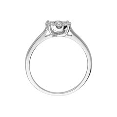 Золотое кольцо с бриллиантом Due для женщин W57044596 1000000023719 цена и информация | Кольца | 220.lv