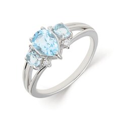Серебряное кольцо с топазом Silver Colours для женщин W61334684 1000000031768 цена и информация | Кольца | 220.lv