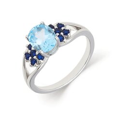 Серебряное кольцо с топазом Silver Colours для женщин W55416395 1000000030768 цена и информация | Кольца | 220.lv