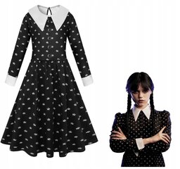 Wednesday Addams kleita, 120. izmērs cena un informācija | Karnevāla tērpi, maskas | 220.lv