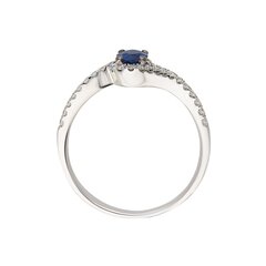 Золотое кольцо с бриллиантом Due для женщин W53493111 1000000032057 цена и информация | Кольца | 220.lv