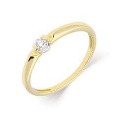 Золотое кольцо с бриллиантом Gold Diamonds для женщин W59385647 1000000037239 цена и информация | Кольца | 220.lv
