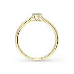 Zelta gredzens ar briljantu Gold Diamonds sievietēm cena un informācija | Gredzeni | 220.lv