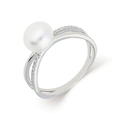Серебряное кольцо с подвеской и жемчугом Zoye для женщин W62585286 1000000032671 цена и информация | Кольца | 220.lv