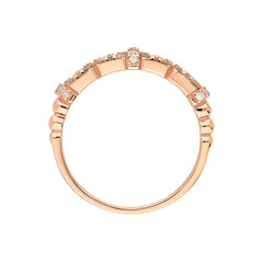 Золотое кольцо с бриллиантом Due для женщин W58412285 1000000032697 цена и информация | Кольца | 220.lv