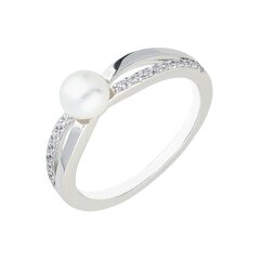 Серебряное кольцо с подвеской и жемчугом Silver Pearls для женщин W57802784 1000000035828 цена и информация | Кольца | 220.lv