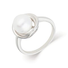 Серебряное кольцо с подвеской и жемчугом Silver Pearls для женщин W57802784 1000000035828 цена и информация | Кольца | 220.lv