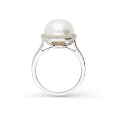 Серебряное кольцо с подвеской и жемчугом Silver Pearls для женщин W57802784 1000000035828 цена и информация | Кольца | 220.lv